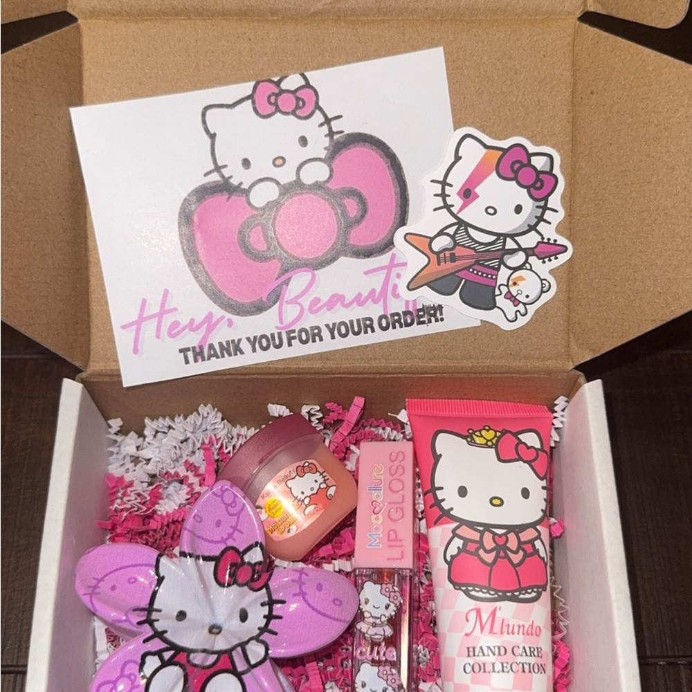 Hello Kitty Party Favor Set - Pink and White